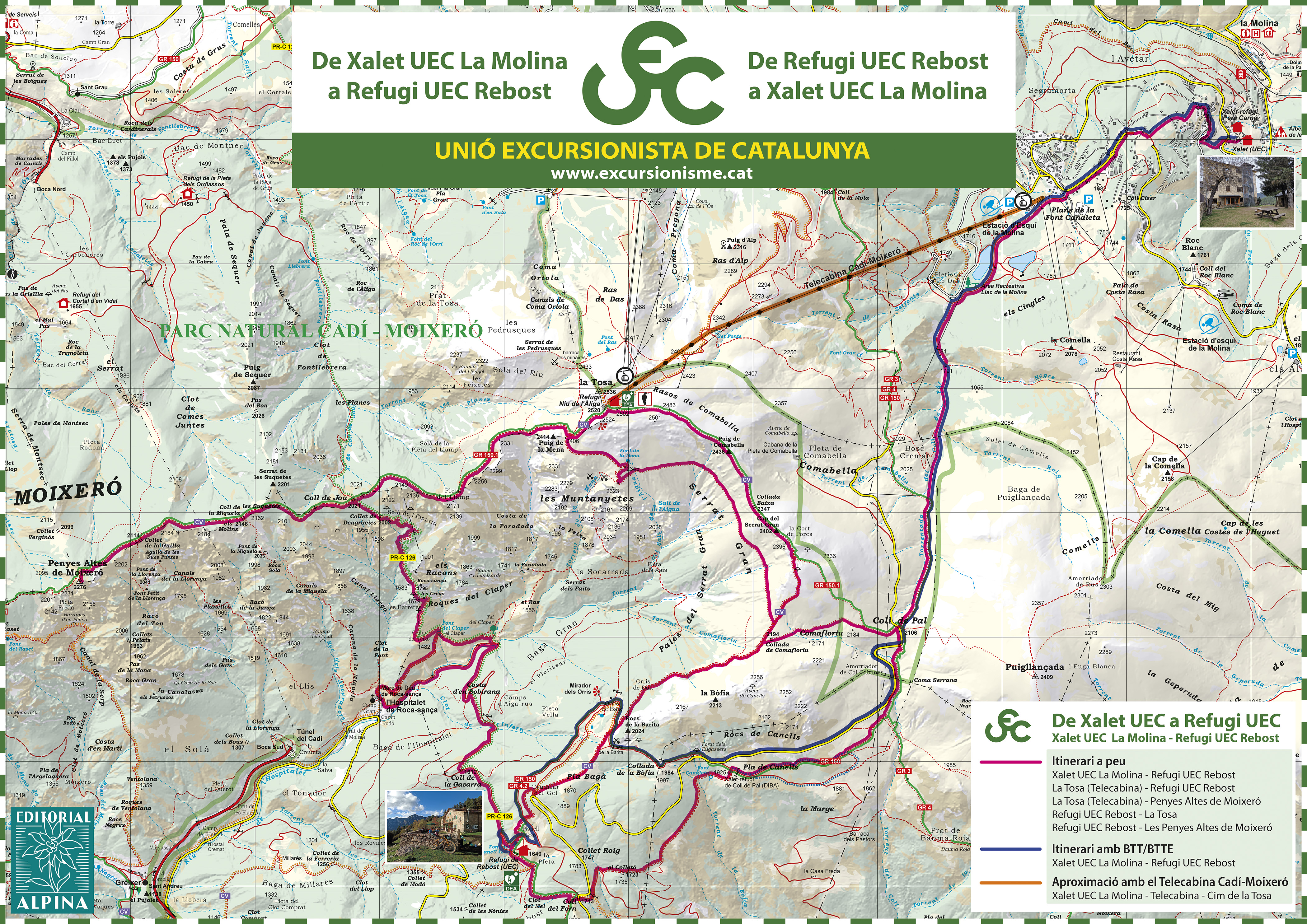 RECOMMENDED WALKING ROUTES BY THE UEC